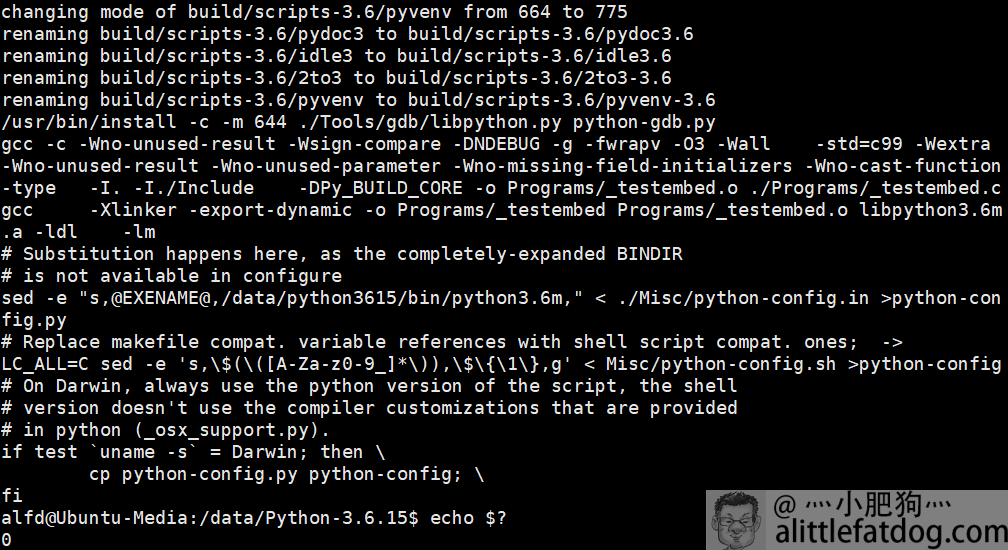 Python-3.6.15成功编译